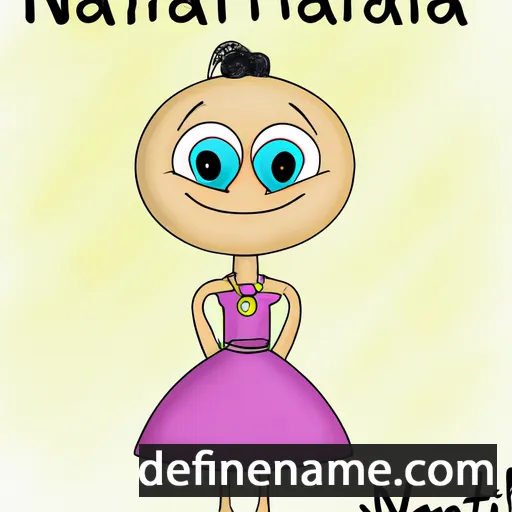 cartoon of the name Natalena