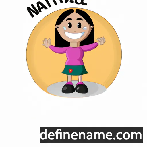 cartoon of the name Natalí