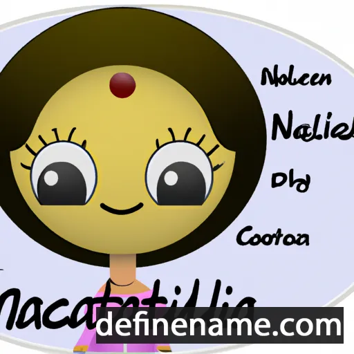 cartoon of the name Natalicia