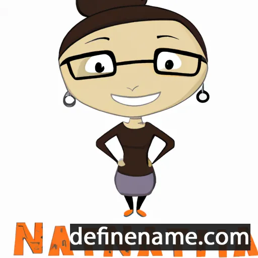 cartoon of the name Natalja