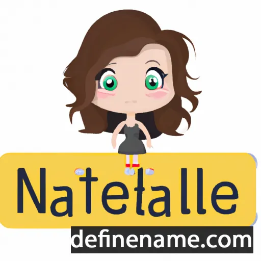 cartoon of the name Natallie