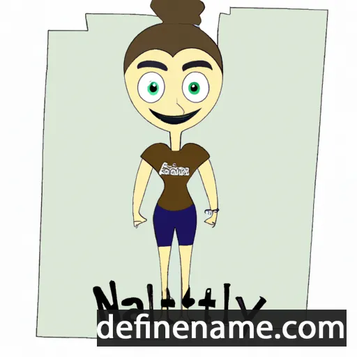 cartoon of the name Natally