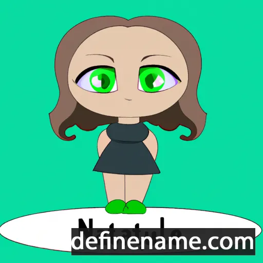 cartoon of the name Natalye