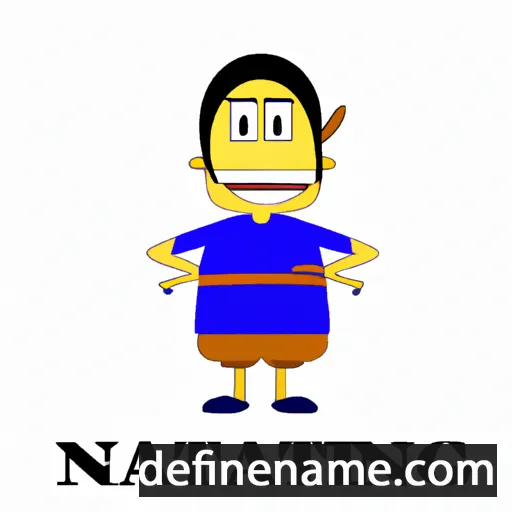 cartoon of the name Natang