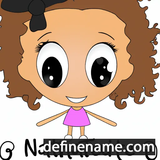 cartoon of the name Natanielle