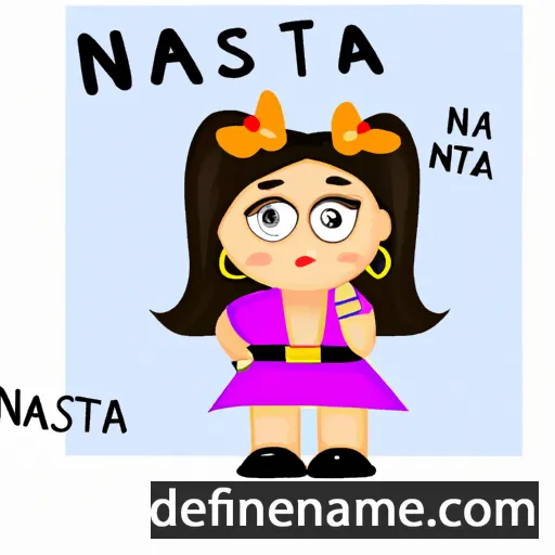 cartoon of the name Natașa