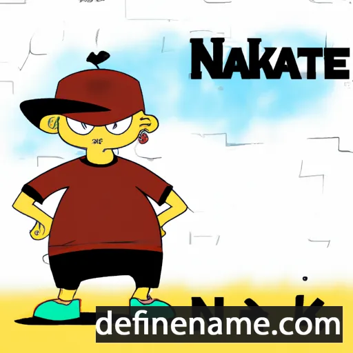 cartoon of the name Natek