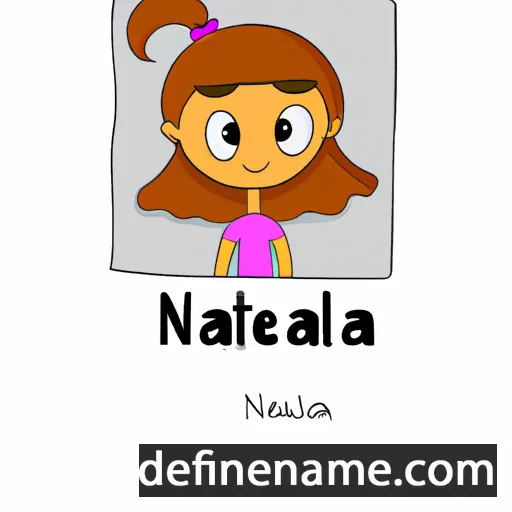 cartoon of the name Natella