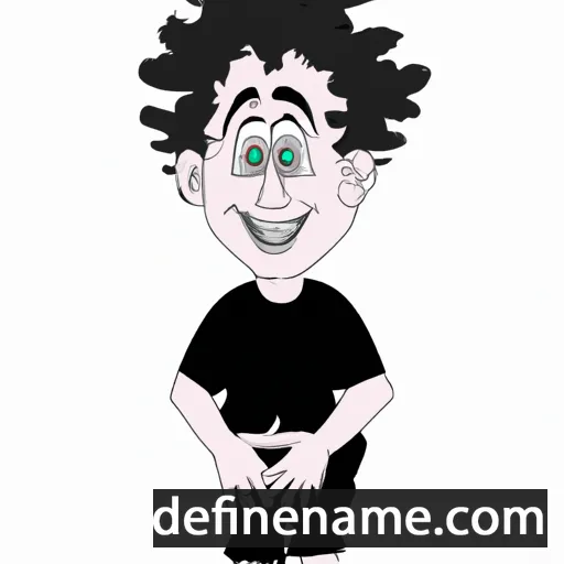 cartoon of the name Nathaël