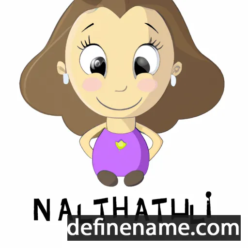 cartoon of the name Nathali