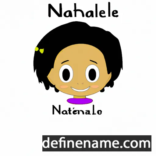 cartoon of the name Nathanaelle