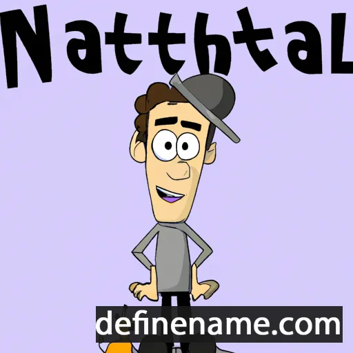 cartoon of the name Nathanail