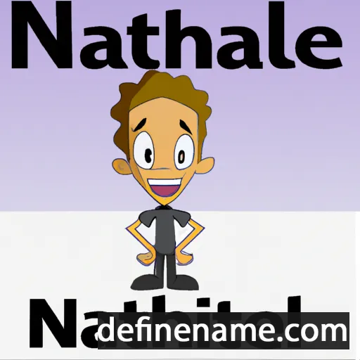 cartoon of the name Nathaniell