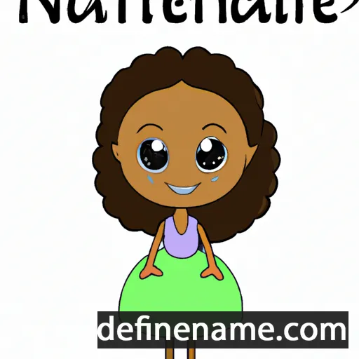 cartoon of the name Nathaniella