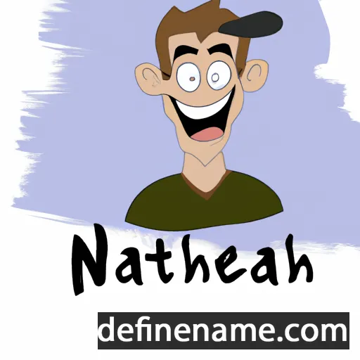 cartoon of the name Nathen