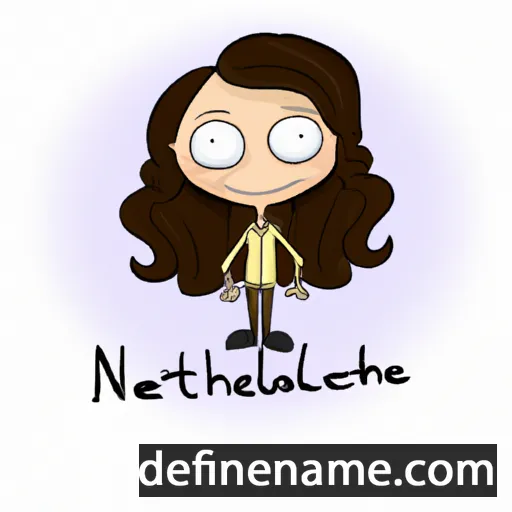 cartoon of the name Nathleen