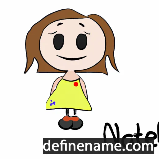 cartoon of the name Natie