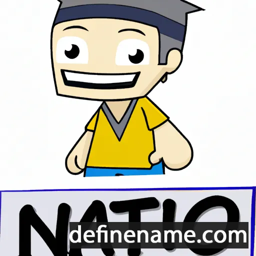 cartoon of the name Natiq