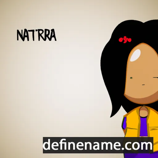 cartoon of the name Natira