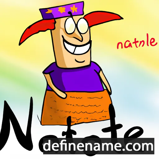 cartoon of the name Natole