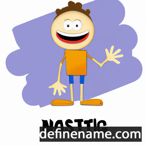 cartoon of the name Natsiq