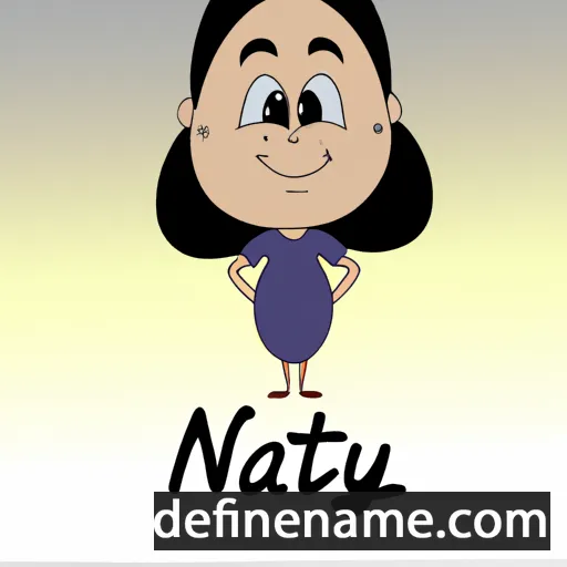 cartoon of the name Naty