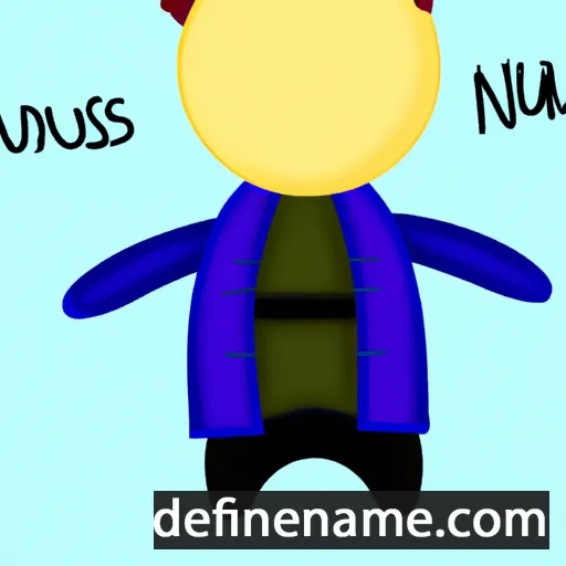 cartoon of the name Naussoĸ