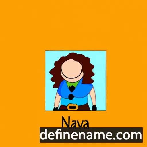 cartoon of the name Navda