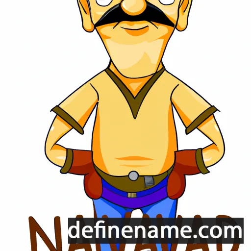 cartoon of the name Navdar