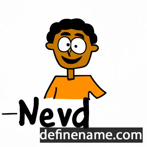 cartoon of the name Navendu