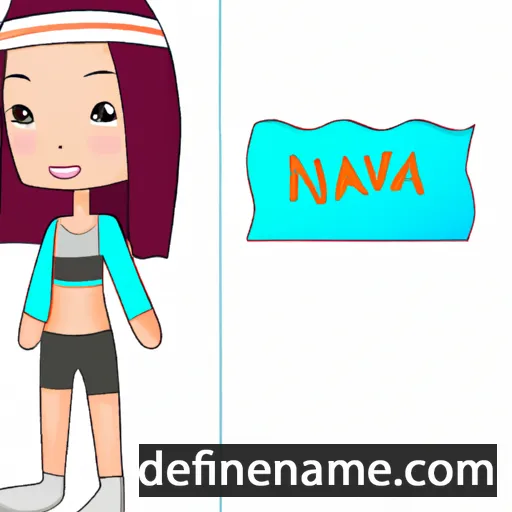 cartoon of the name Navia