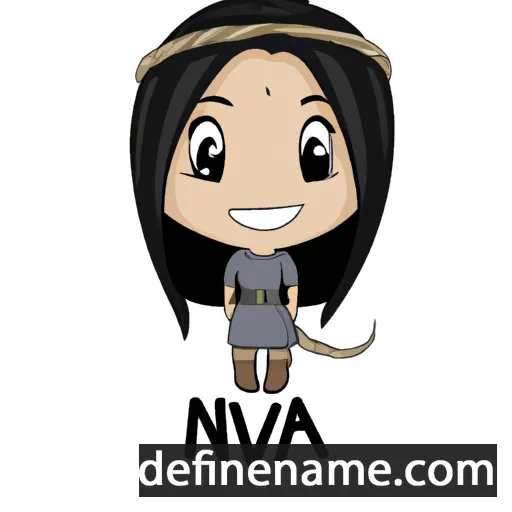 cartoon of the name Navia