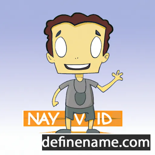 cartoon of the name Naviyd