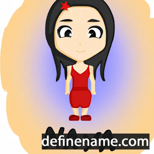 cartoon of the name Naya