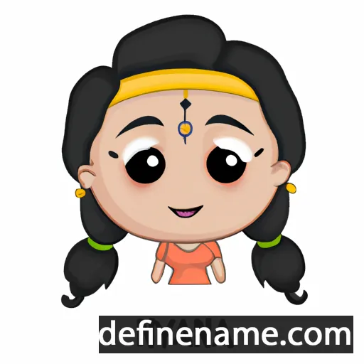 cartoon of the name Nayana