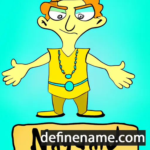 cartoon of the name Naydush