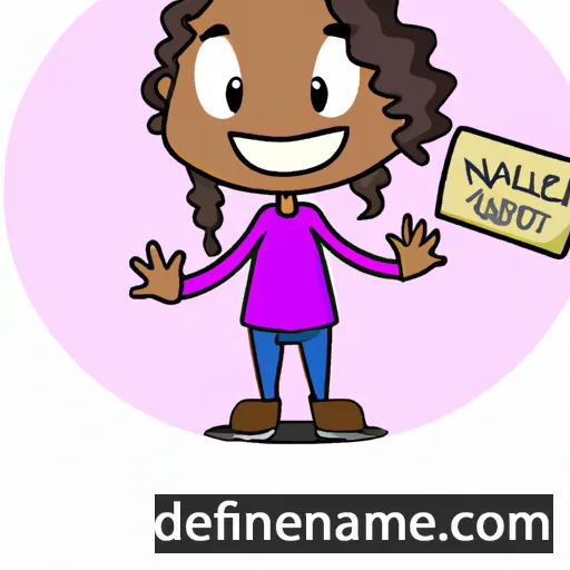 cartoon of the name Naylen