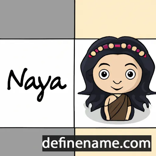 cartoon of the name Nayna