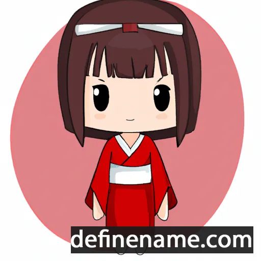 cartoon of the name Nayuko