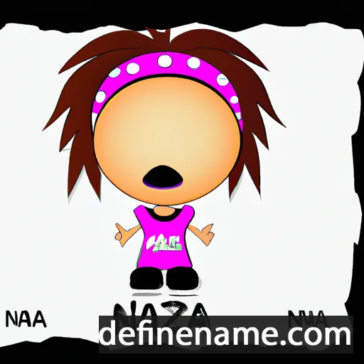 cartoon of the name Naza