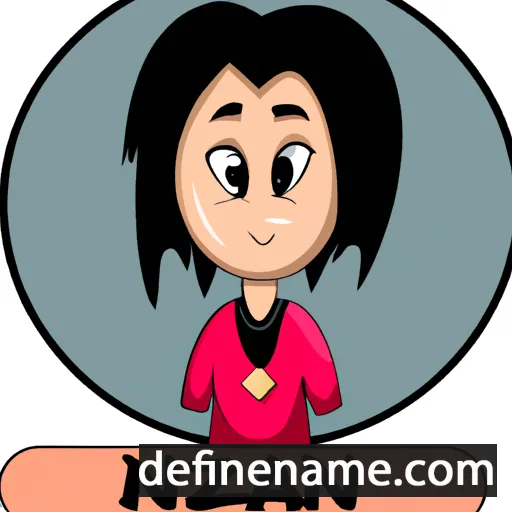 cartoon of the name Nazani