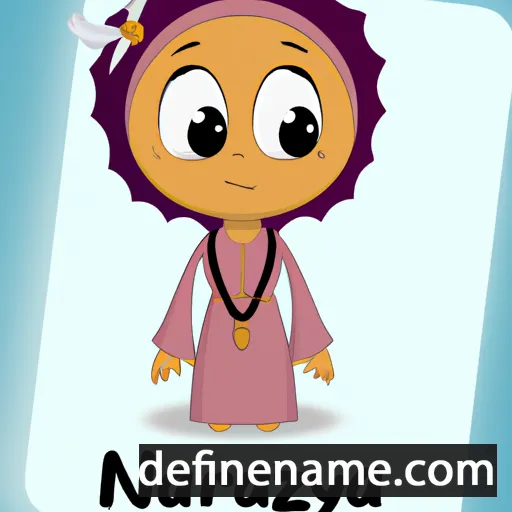 cartoon of the name Nazariya