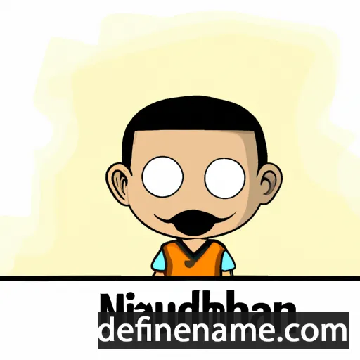 cartoon of the name Nazhmuddin