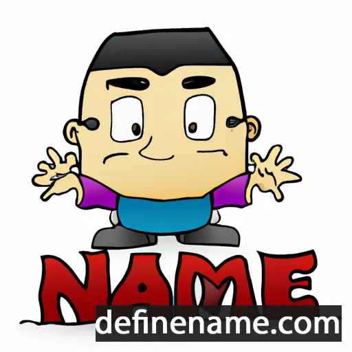 cartoon of the name Nazime