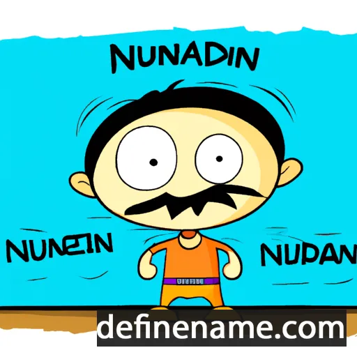 cartoon of the name Nazimuddin