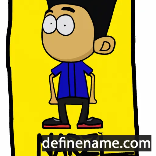 cartoon of the name Nazir