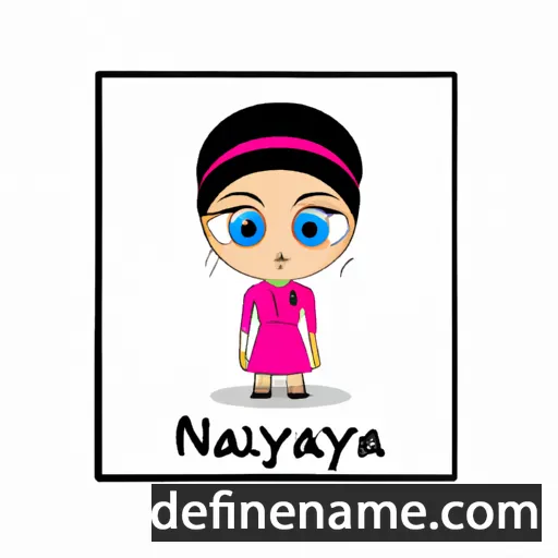 cartoon of the name Nazmiya