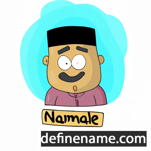 cartoon of the name Nazmul