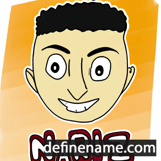 cartoon of the name Nazril