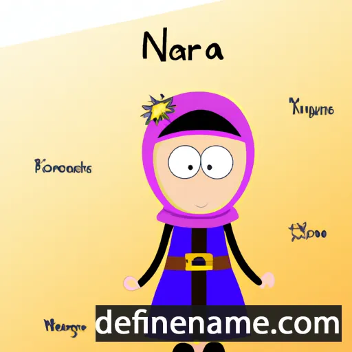 cartoon of the name Nazzora